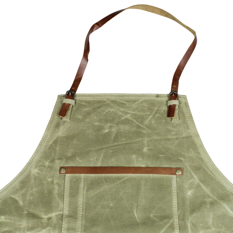 FÖRKLÄDE - BEIGE/GRÖN - 4