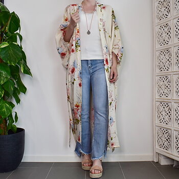 Kimono Mahli Denise CREAM - CoconutMilk by Stajl