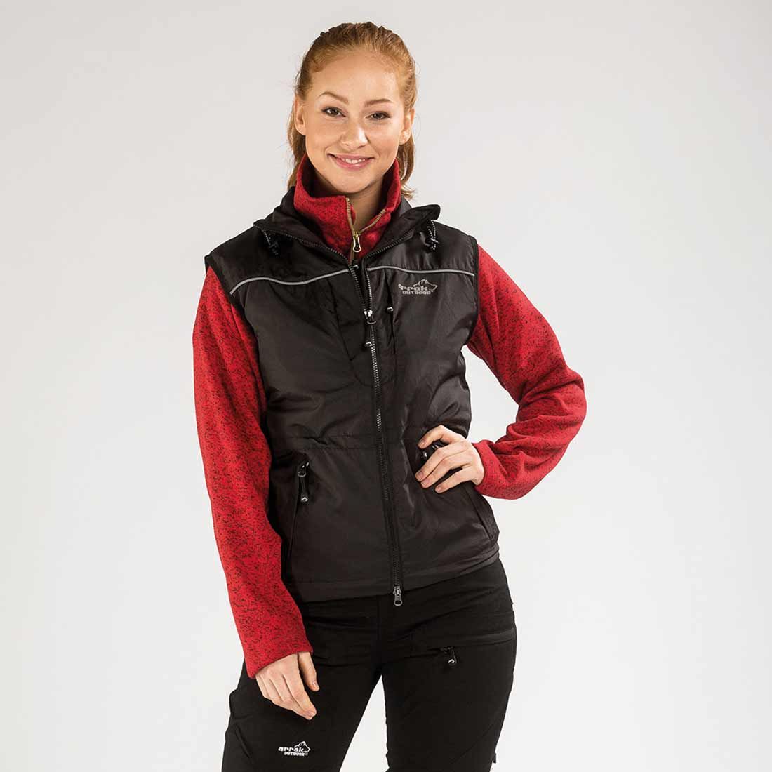 Jumperväst Unisex Svart AST Klubben - 7