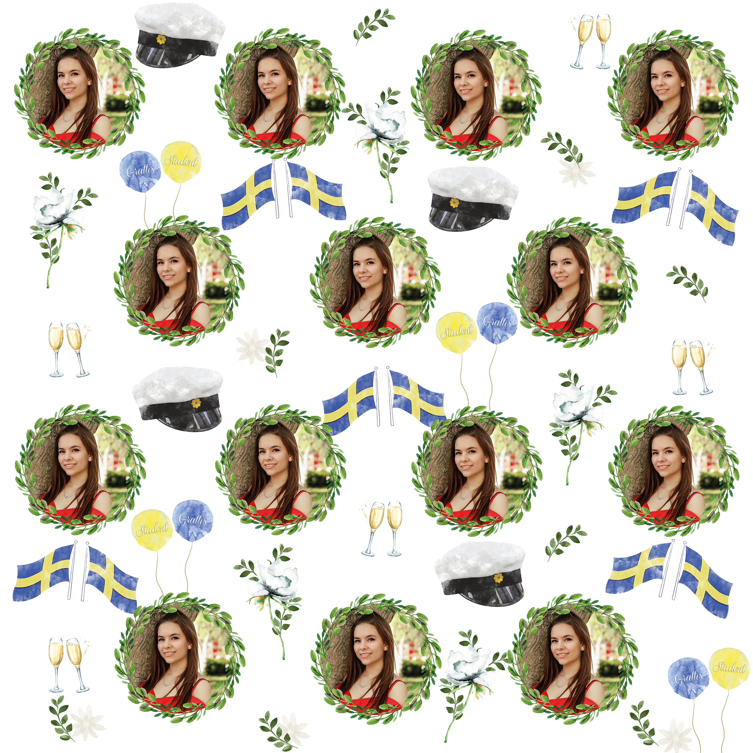 Wrap paper Graduate