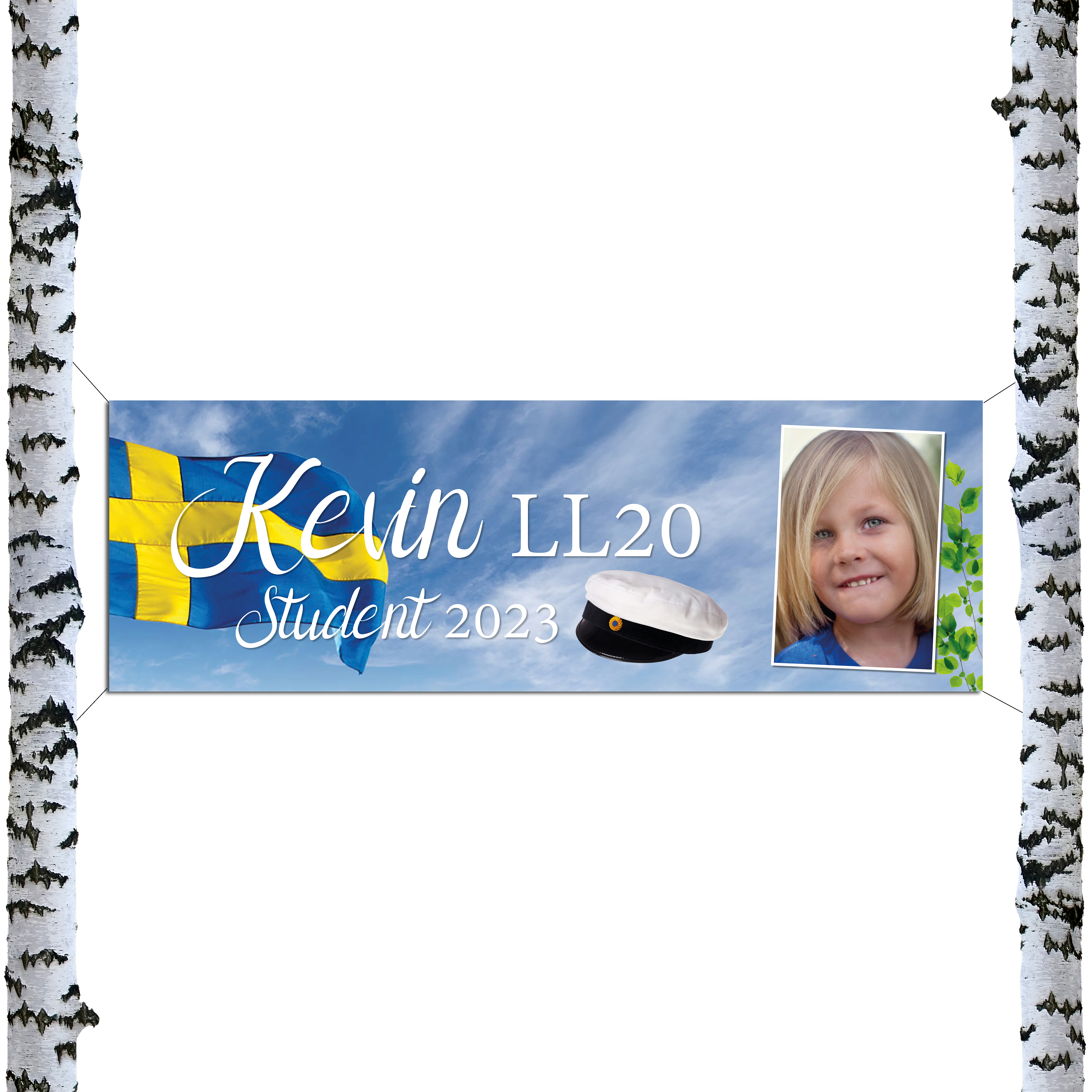 Studentbanderoll Flagga
