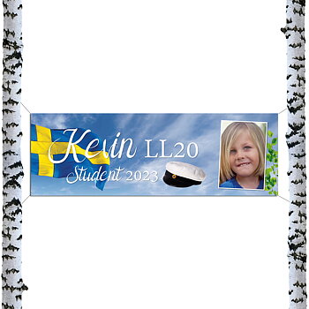 Studentbanderoll Flagga