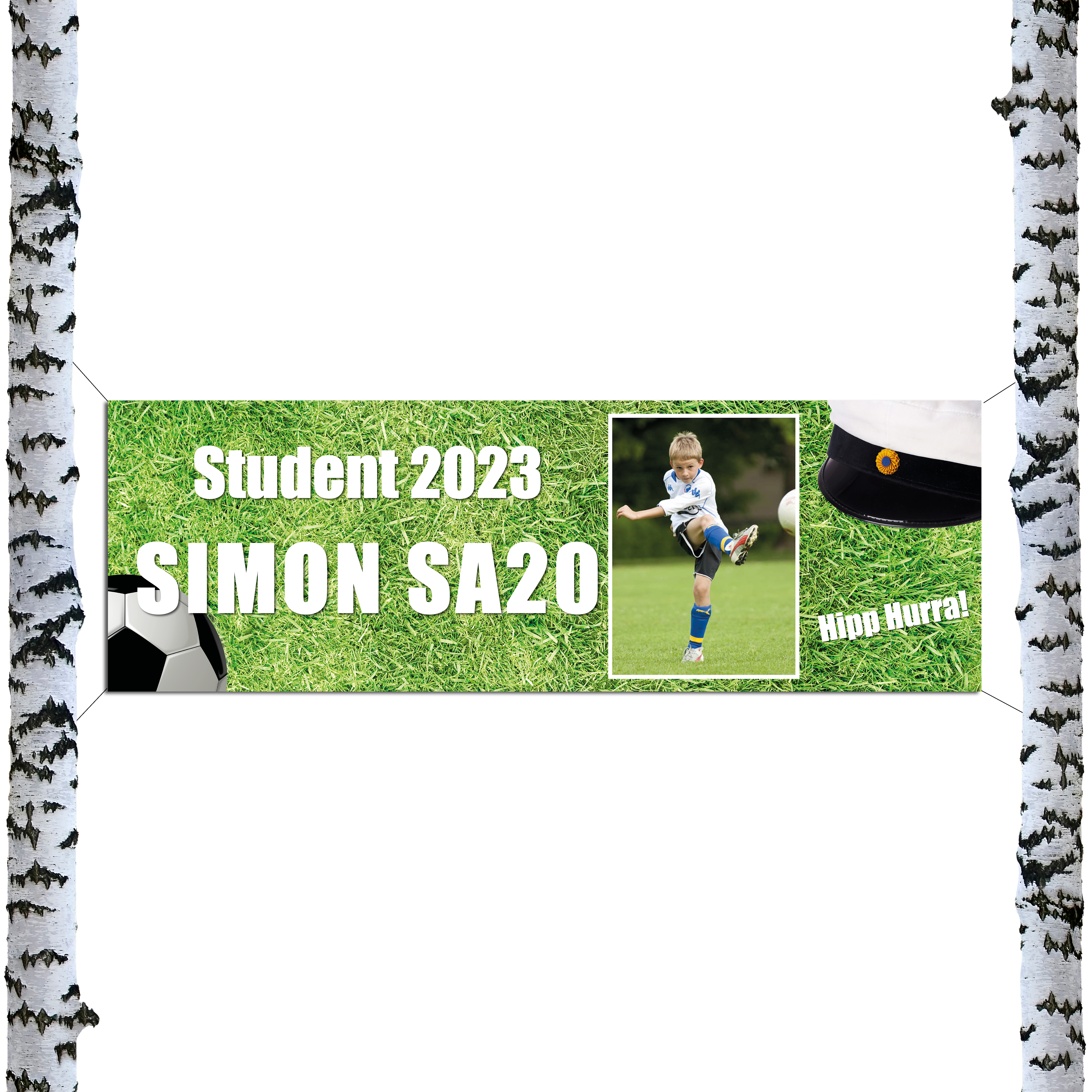 Studentbanderoll Fotboll