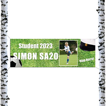Studentbanderoll Fotboll