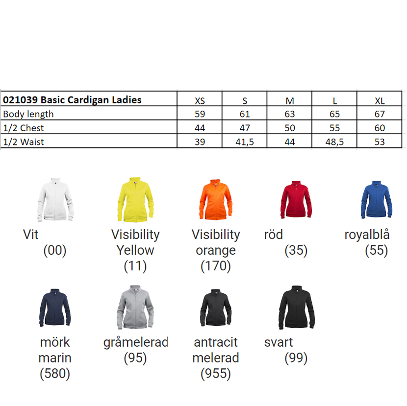 Basic Cardigan Dam Kristinehamns BK  - 3