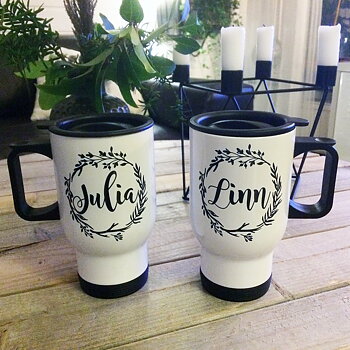 Thermal mug Text