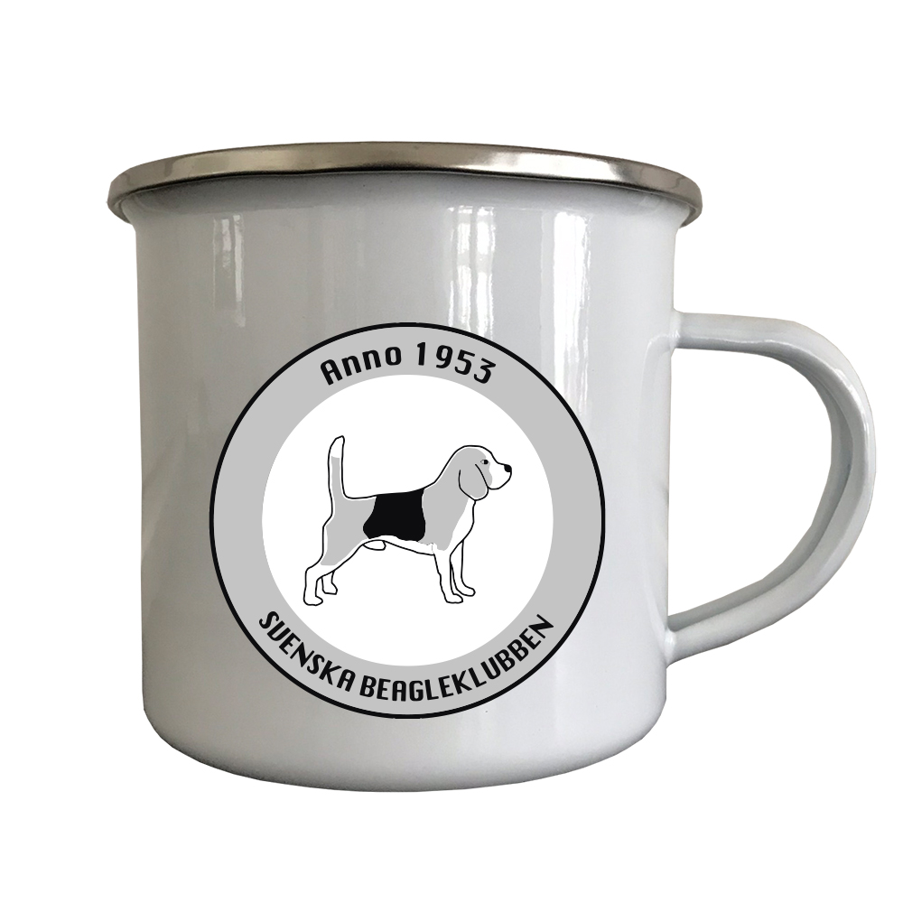 Enamel mug Svenska Beagleklubben - 2