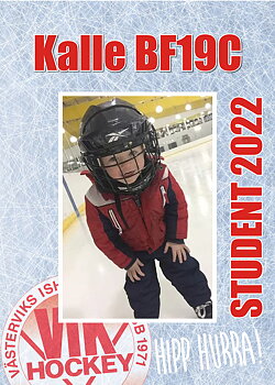 Student sign Ice hockey