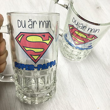 Beer glas to daddy