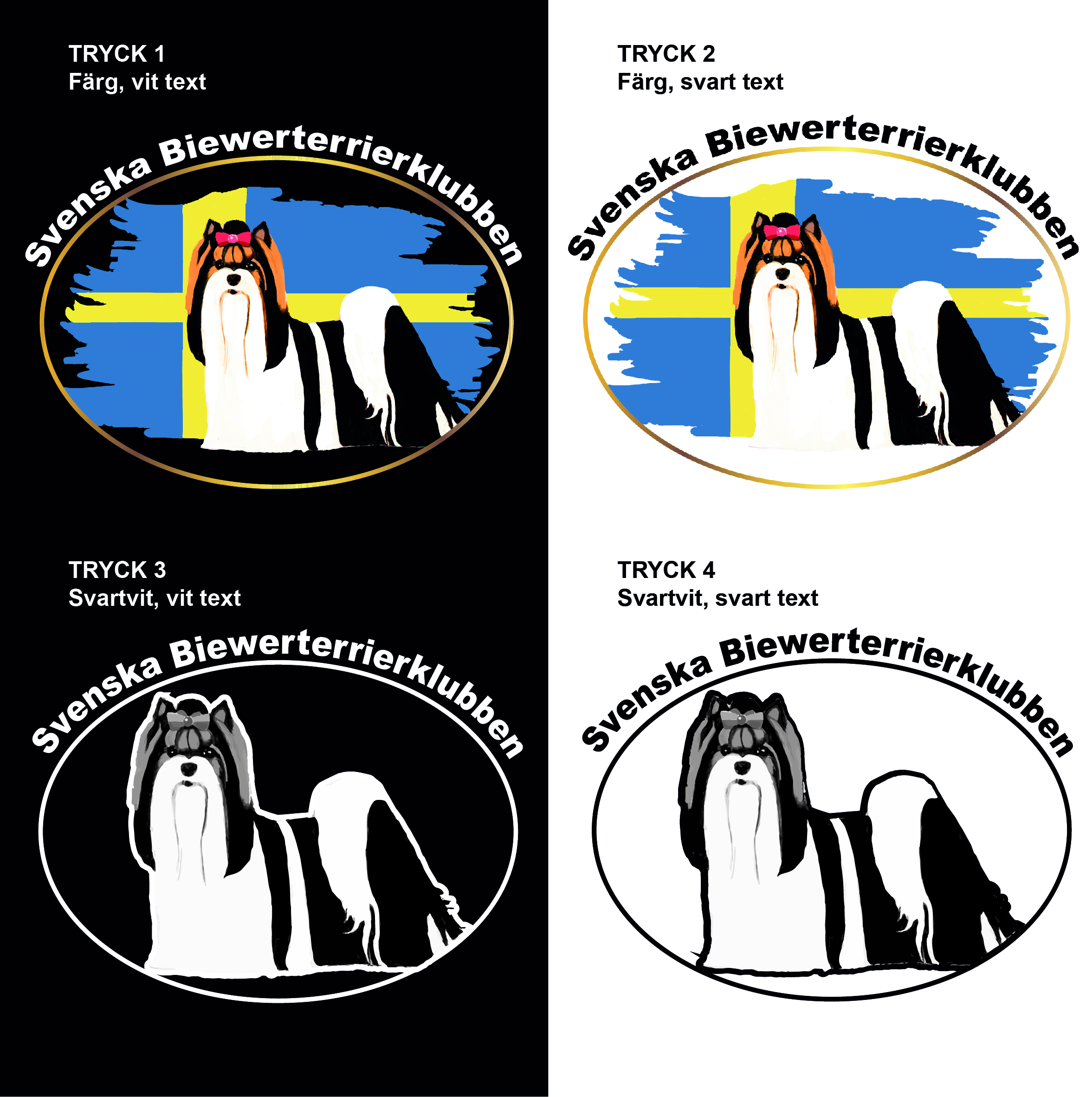 T-shirt Dam Svenska Biewerterrierklubben - 3
