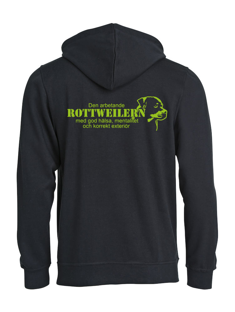 Hoddie Rottweilerklubben med motto - 2