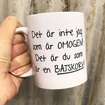 Mugg Bajskorv