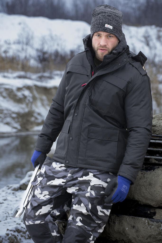 LahtiPro Jacka, vinterjacka, arbetsjacka vadderad, svart, CE, LAHTI (Storlek : 2XL) - 4