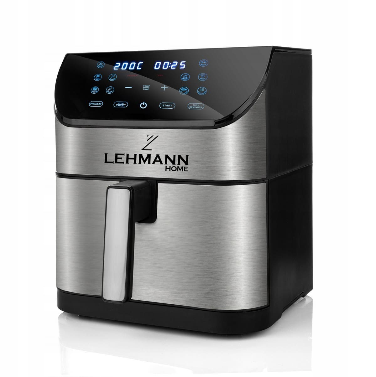 Övriga2 Varmluftsfritös Airfryer 8L – Hälsosam matlagning utan olja, 1800W, LCD, Lehmann Prokado - 6