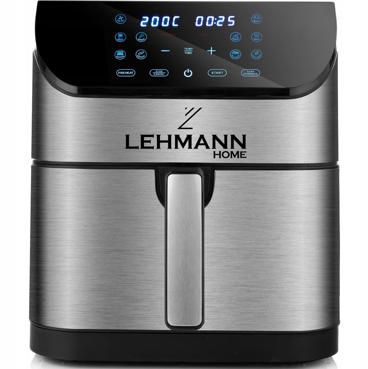 Övriga2 Varmluftsfritös Airfryer 8L – Hälsosam matlagning utan olja, 1800W, LCD, Lehmann Prokado - 5