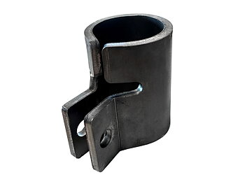 Fäste för skärmstag 40 mm svetsbart 1 bulthål