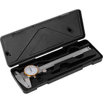 Mega Skjutmått med analog visare 150 mm, 0, 002 mm nogrannhet
