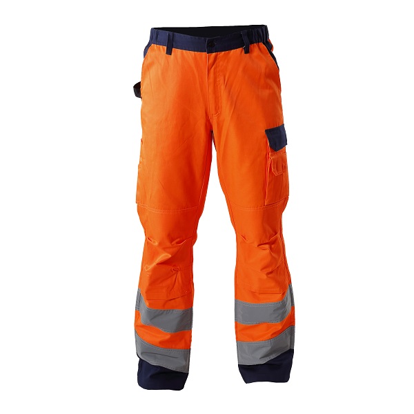 LahtiPro High Vis. Pants Orange Premium, l , CE, LAHTI