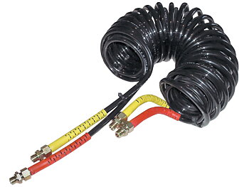 Bromsspiral dubbel m röd/gult beslag M16 utv M18 inv