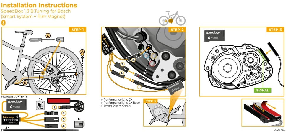 SpeedBox 1.3 tuning för elcycklar med BOSCH (Smart System Gen.4 + Rim Magnet) - 7