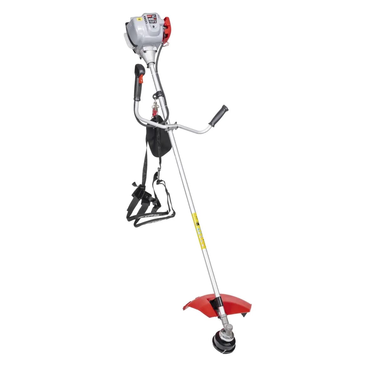 Stark grästrimmer 0.9kW 43 cm fyr-takts bensintrimmer för trädgård, Dedra - 2