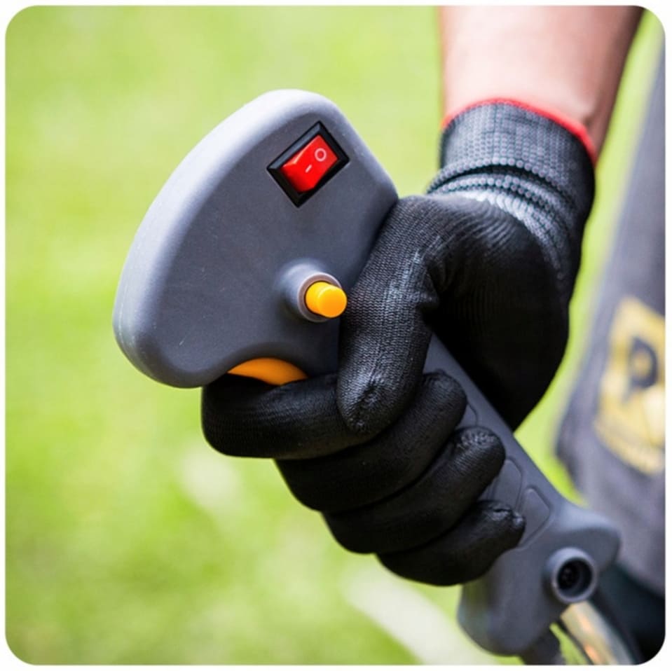 Grästrimmer 6Hk 4.4kW 42 cm två-takts bensintrimmer för trädgård, Powermat - 8
