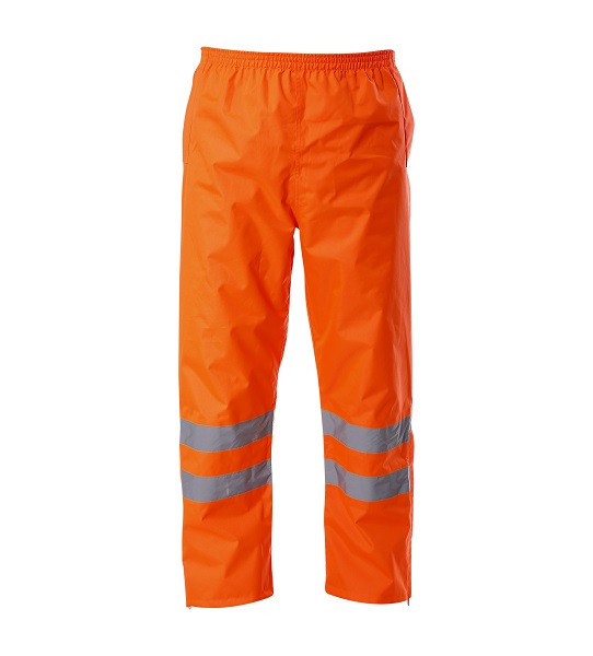 LahtiPro High Visibility Rain Pants, Orange, S , CE, LAHTI