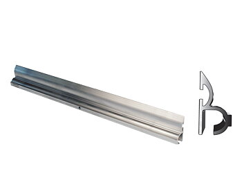 Aluminiumskena 600 mm, kpl – 100 st