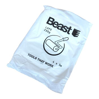 Skyddsfolie ldpe 4 x 5m 230g, Beast