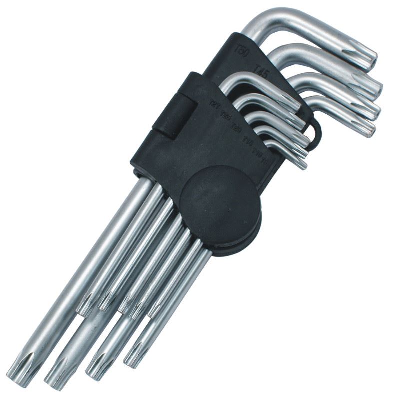 Långa TORX-nycklar 9 delar, Beast