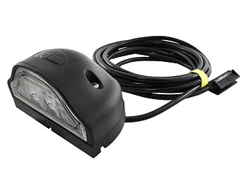 Nummerskyltbelysning LED 12/24 V 3,5 m kabel P & R