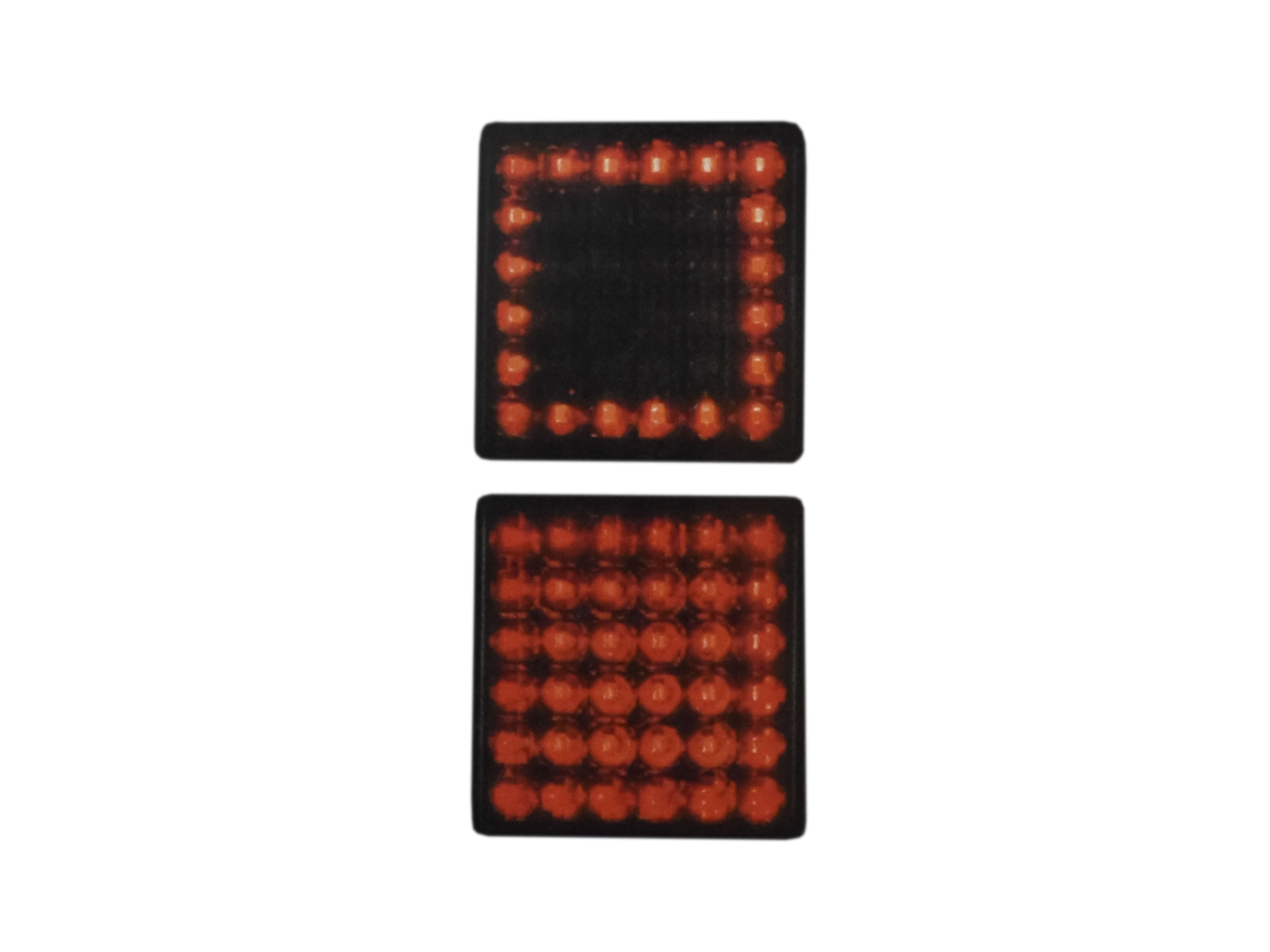 Bak-bromslampa LED 24 V 1,5 m Blixtra 80x80 mm - 2
