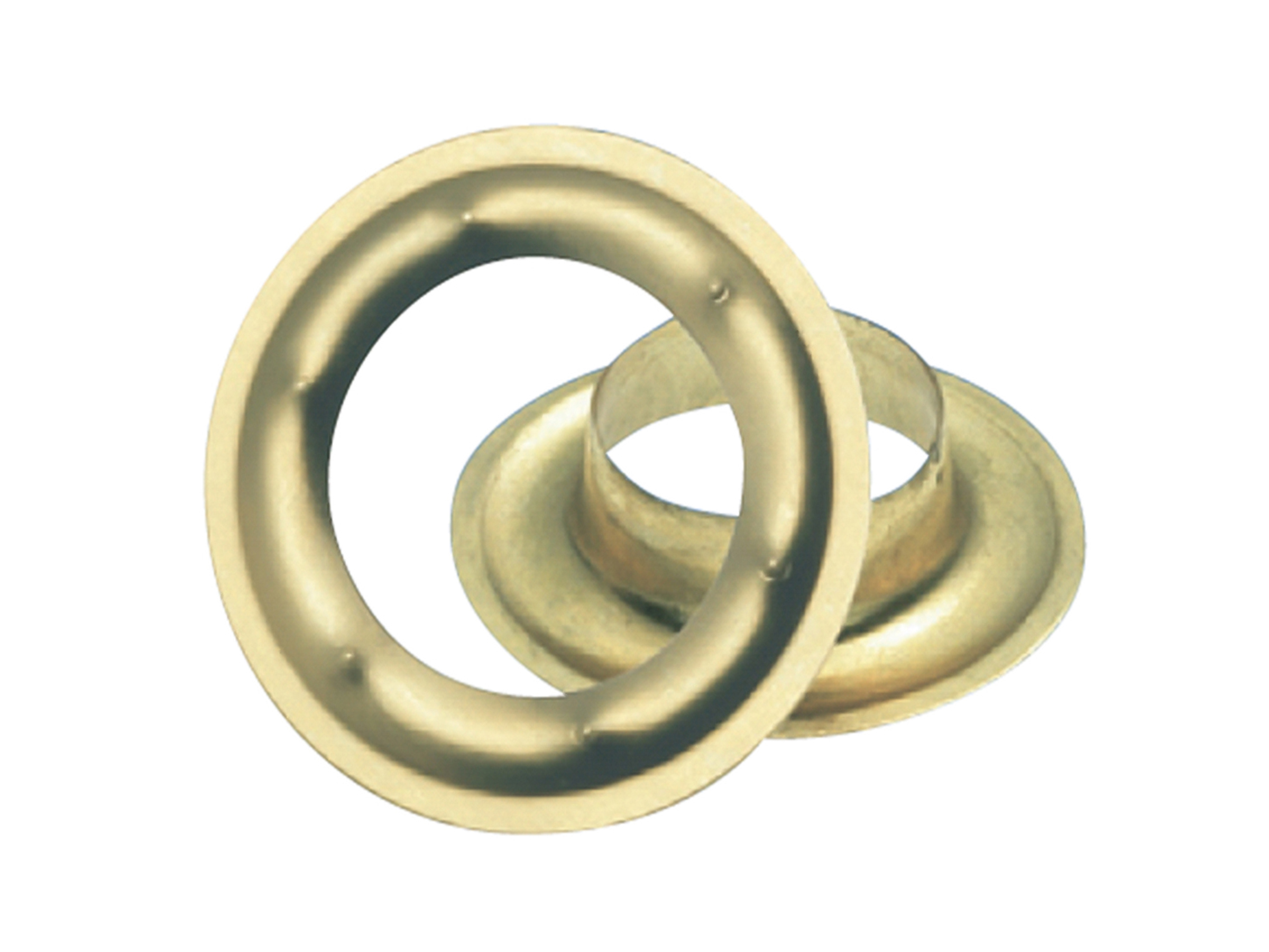 Öljett rund, 35x18 mm mässing