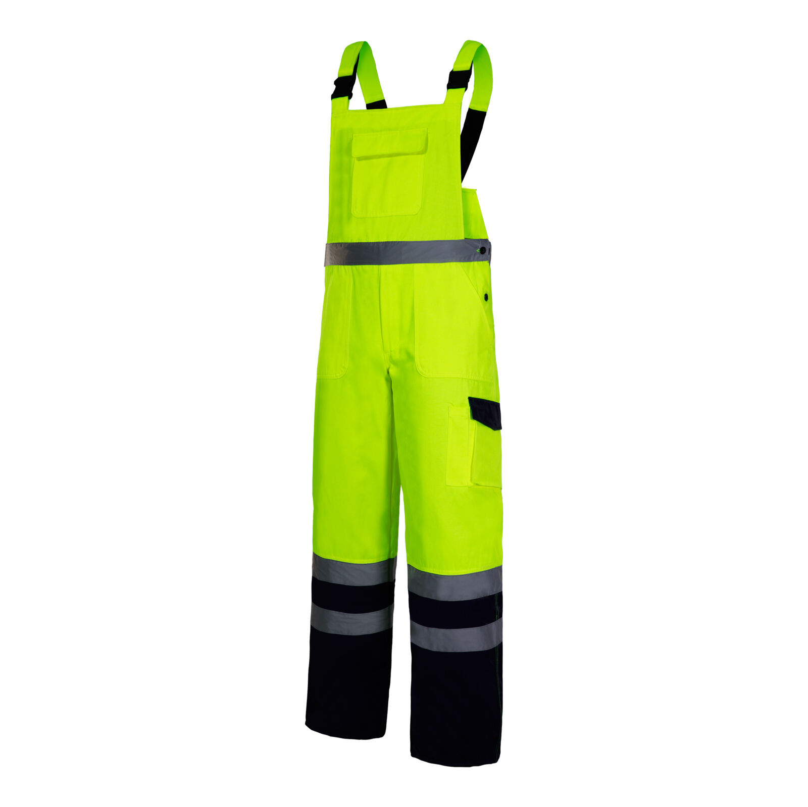 LahtiPro High Vis. Bib Pants Gul, XL , CE, LAHTI - 2