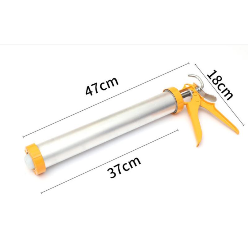 Aluminiumtubpistol 375 mm, 600 ml, låg vikt, Beast