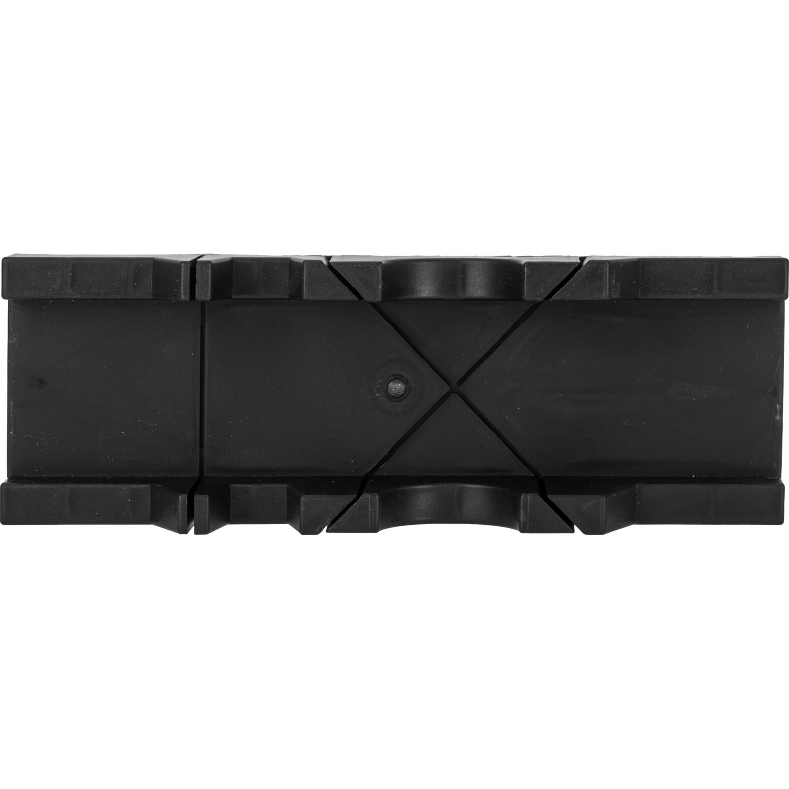 300 mm Mitre Box with Saw. för Cutting 90 and 45. Max. Width of Cutting Panels Up To 65 mm. Supplied with Tenon Saw 300 mm with Plastic Black Handle. Mitre Box Made of Black Plastic. - 5