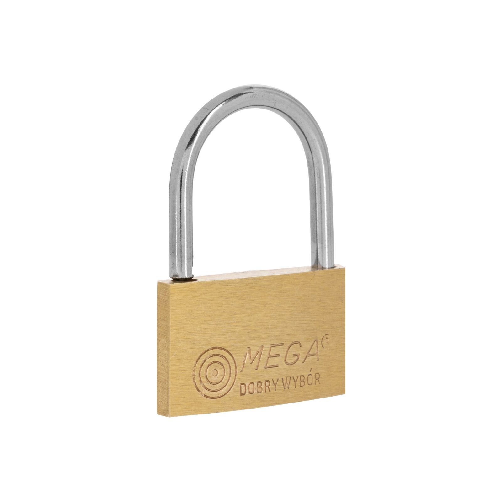 Brass Thin Padlock 20 mm Chrome Plated Shackle. 3 Keys. - 4