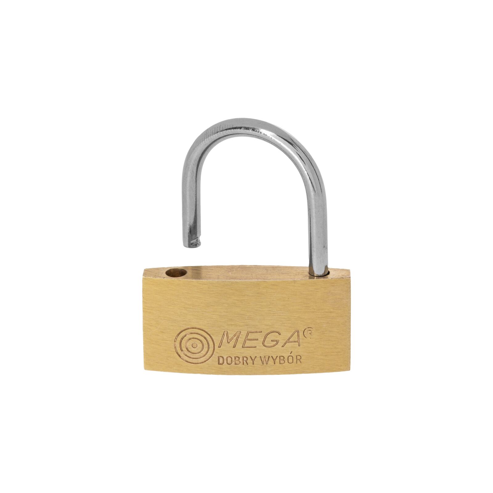 Brass Thin Padlock 50 mm Chrome Plated Shackle. 3 Keys. - 4