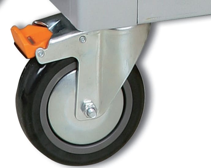 BETA TOOLS Verktygsvagn 7 Lådor med 189 Verktyg 800kg Centrallås BW 2400S, Beta - 6