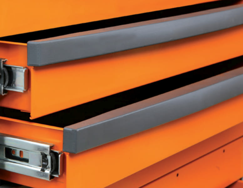 BETA TOOLS Verktygsvagn 7 Lådor med 114 Verktyg 800kg Centrallås BW 2400S, Beta - 5