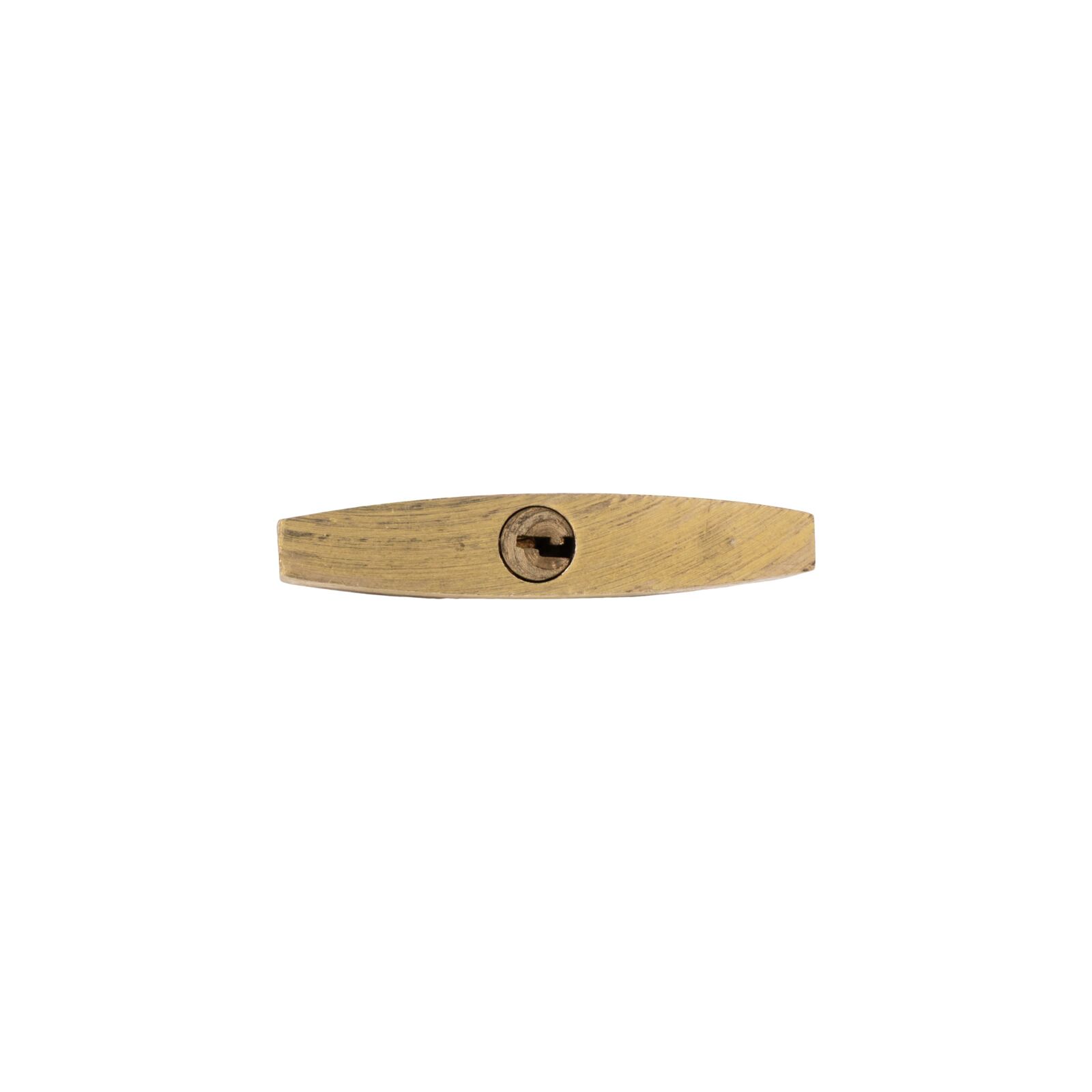 Brass Padlock 50 mm. Thin Type. Lång Chrome Plated Shackle. 3Keys. Packing Individual Color Carton Box - 4