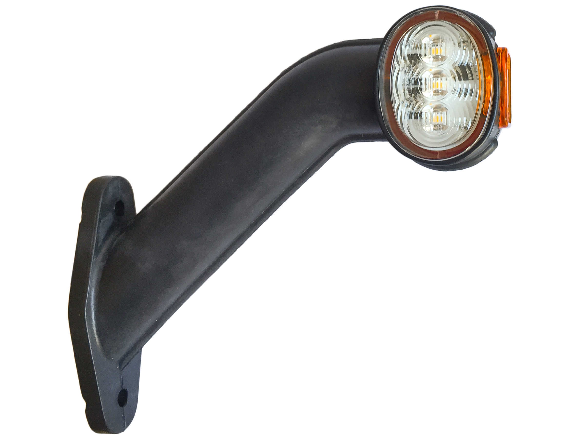 Positionslampa LED röd/vit/orange Vä,12-24V 172 mm 5 m kabel