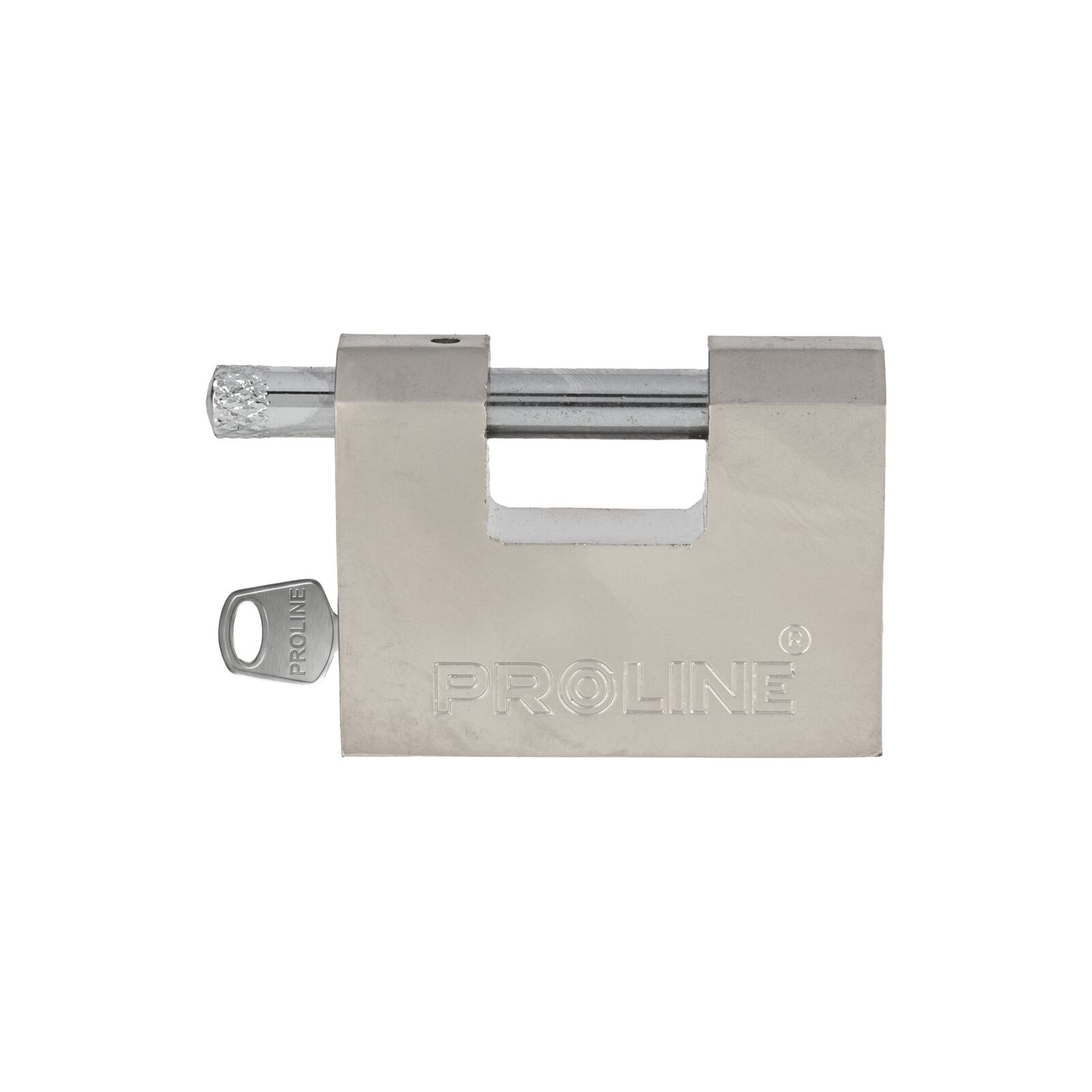 PROLINE TOOLS Rektangulärt hänglås 60 mm, Förstärkt Gjutjärn, Hård. El. Nyckel, Proline - 3