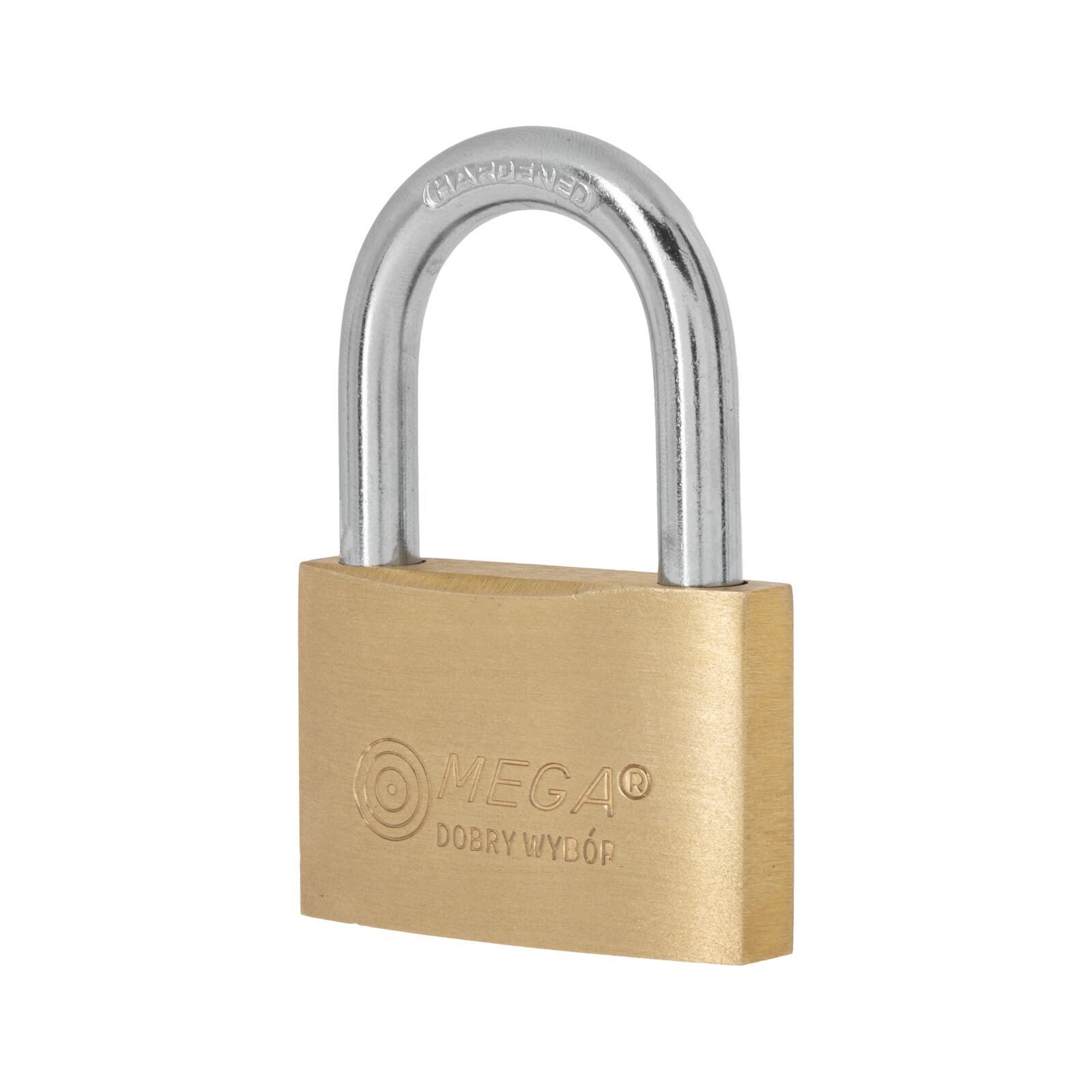 Brass Thin Padlock 63 mm Chrome Plated Hard. Shackle. 3Keys. - 6