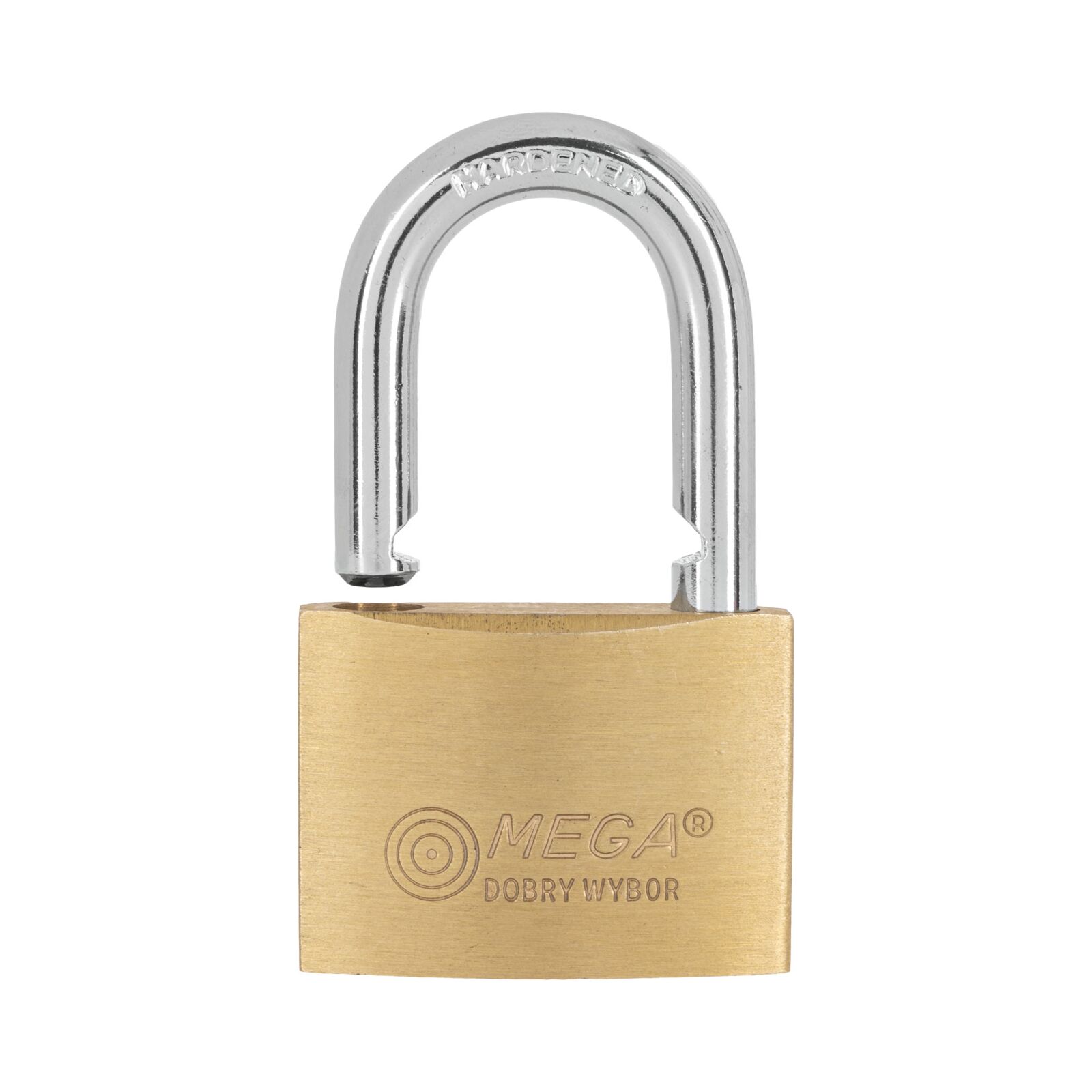 Brass Thin Padlock 63 mm Chrome Plated Hard. Shackle. 3Keys. - 5