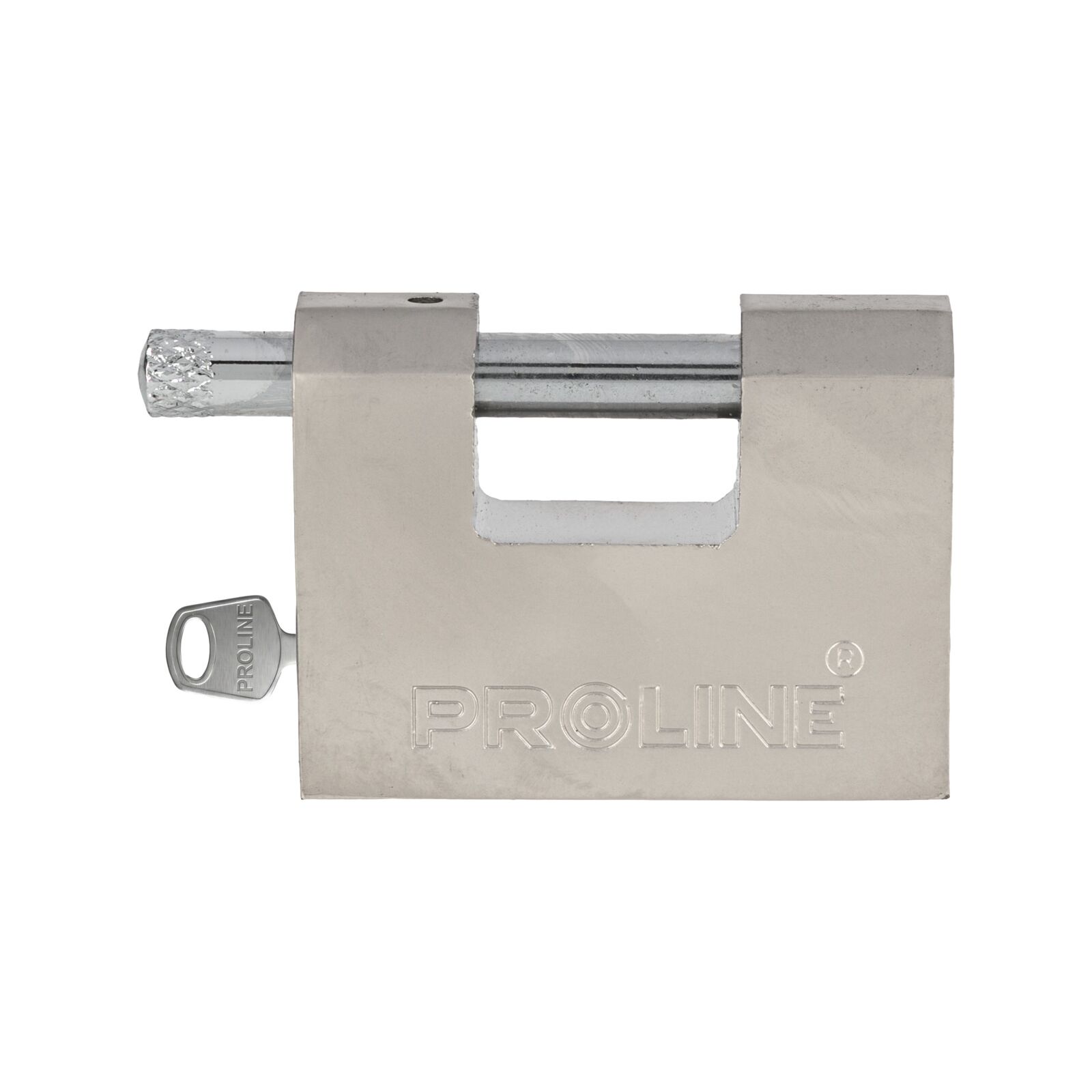 PROLINE TOOLS Förstärkt Gjutjärn Hänglås 70 mm, Hård. El. Nyckel, Proline - 3