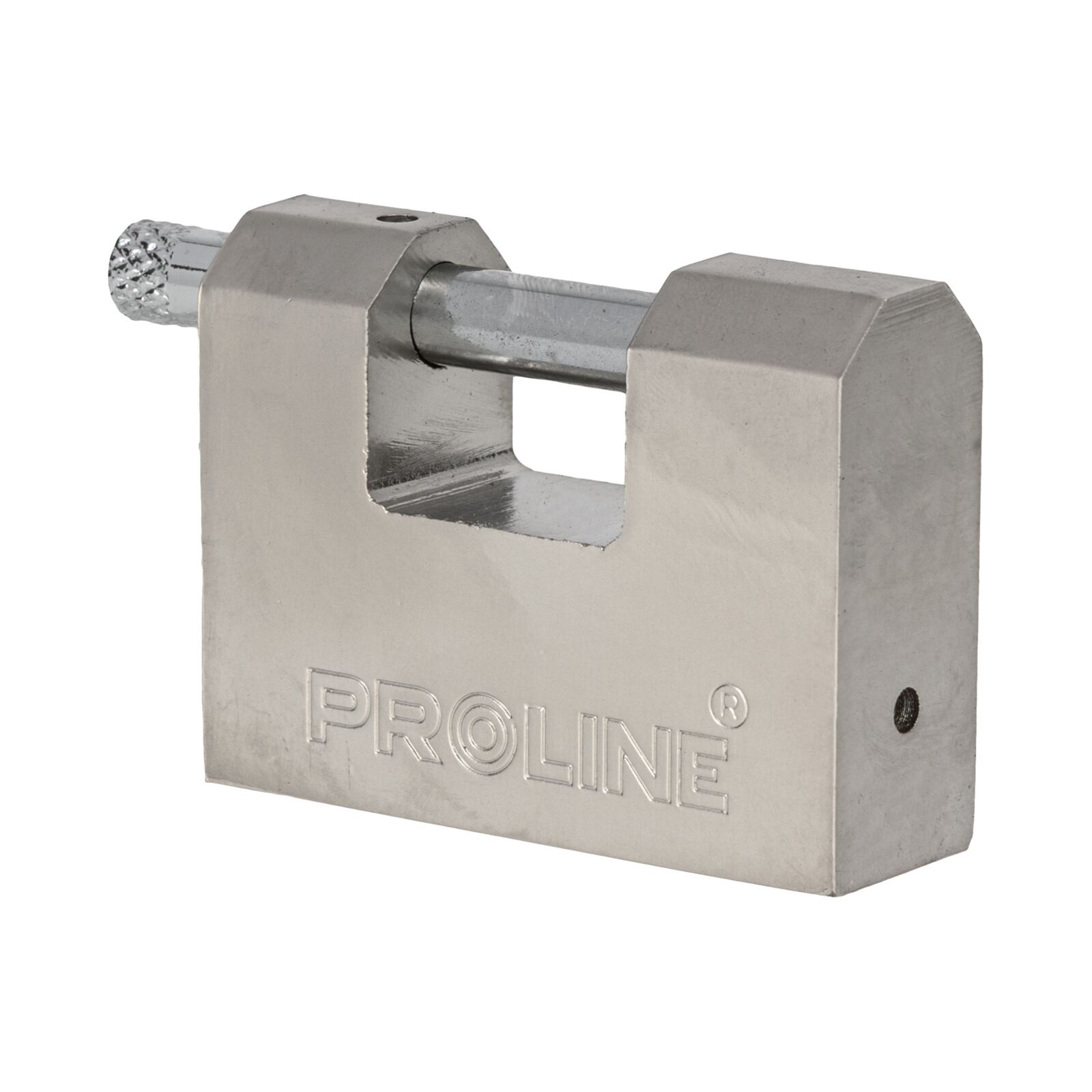 PROLINE TOOLS Förstärkt Gjutjärn Hänglås 80 mm, Hård. El. Nyckel, Proline - 4