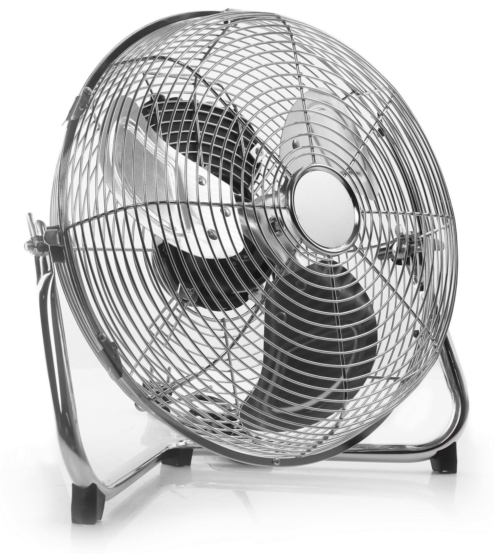 Övriga 3 Golvfläkt Industriell Luftcirkulator 120W 50 cm 3 Hastigheter Kromad Stål Silver