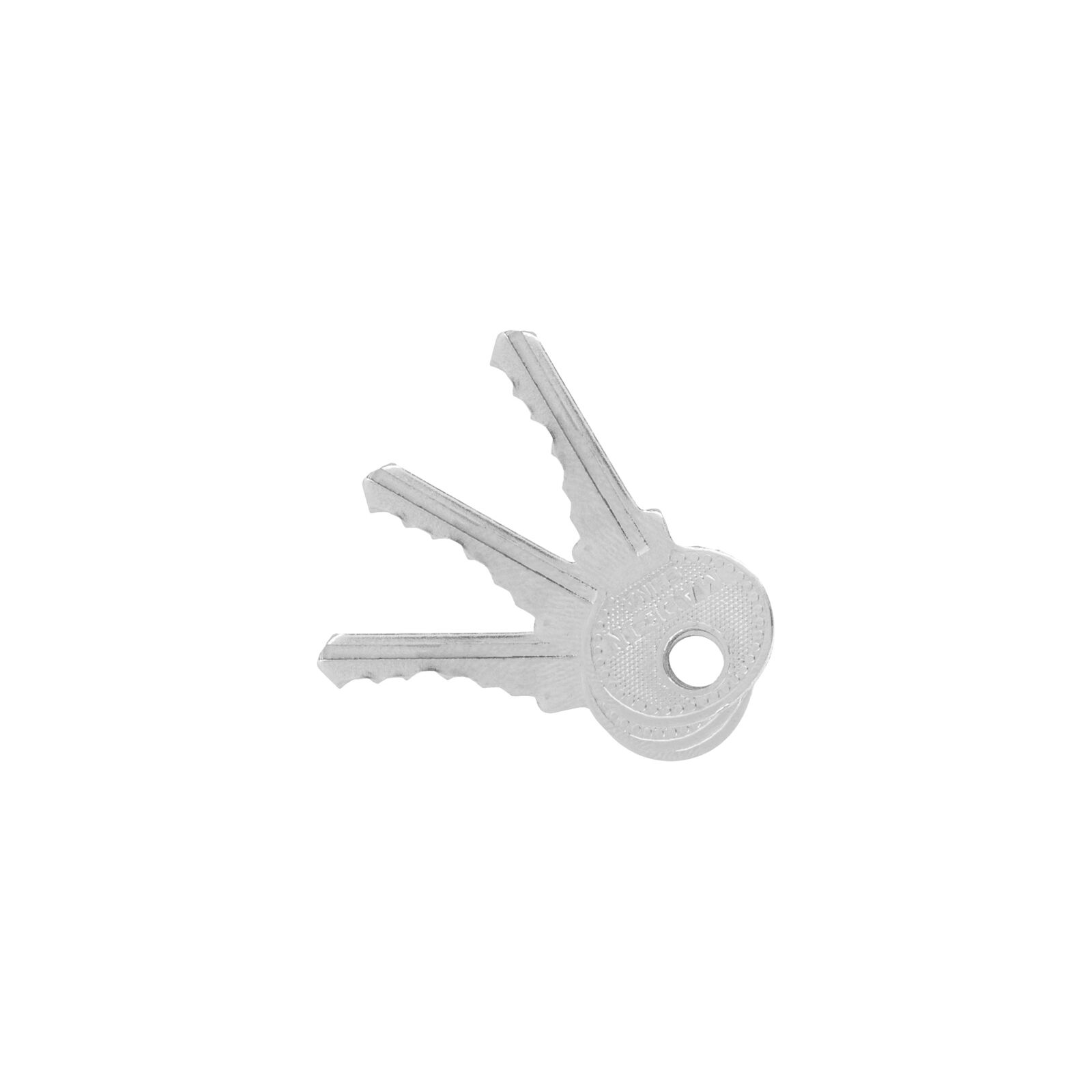 Grey Casting Iron Padlock 40 mm Heavy Type. Chrome Plated Hardened Shackle 3 Keys. Packed Individual Color Carton Box - 6