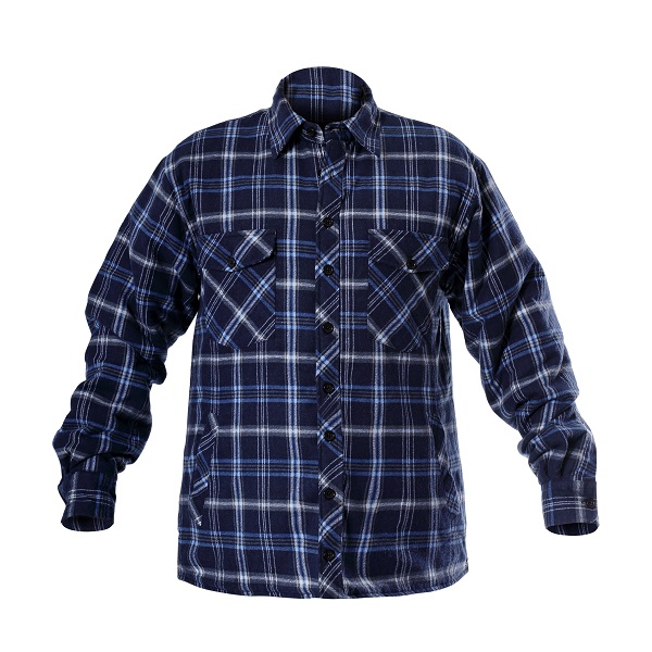 LahtiPro Flannel Shirt Padded, Navy-Blue, S , CE, LAHTI (Storlek : 2XL) - 2